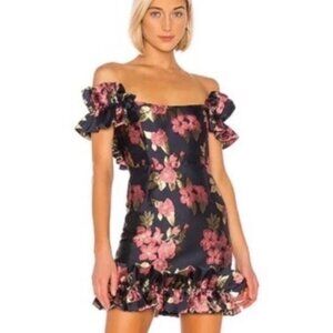 V. Chapman | Dresses | V Chapman Ginny Corset Dress In White Baroque Floral  | Poshmark